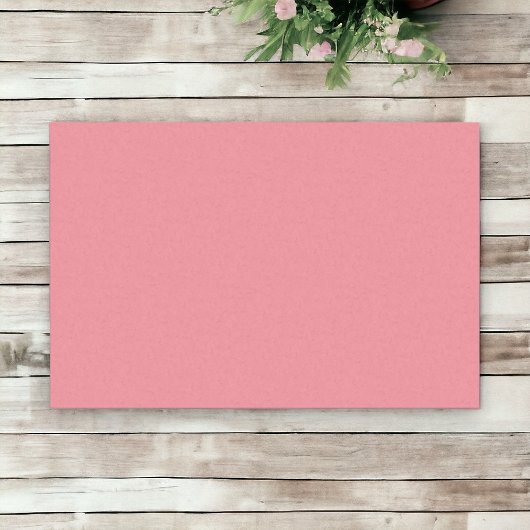 Papier Mousseline Rosé Chaud Solide Simple Élégant