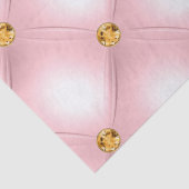 Papier Mousseline Rose clair et or capitonné (Détail)