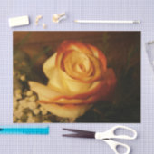 Papier Mousseline Rose de crème (Artisanat)