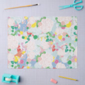 Papier Mousseline Rose de pivoine (Artisanat)