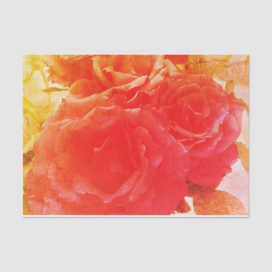 Papier Mousseline Rose de rose (Recto)
