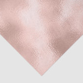 Papier Mousseline Rose de verre Or Merci métallique nuptiale (Détail)
