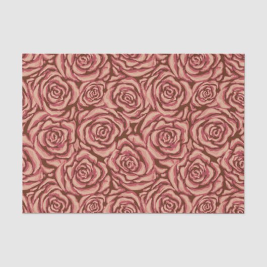 Papier Mousseline Rose de vidage (Recto)