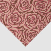 Papier Mousseline Rose de vidage (Détail)