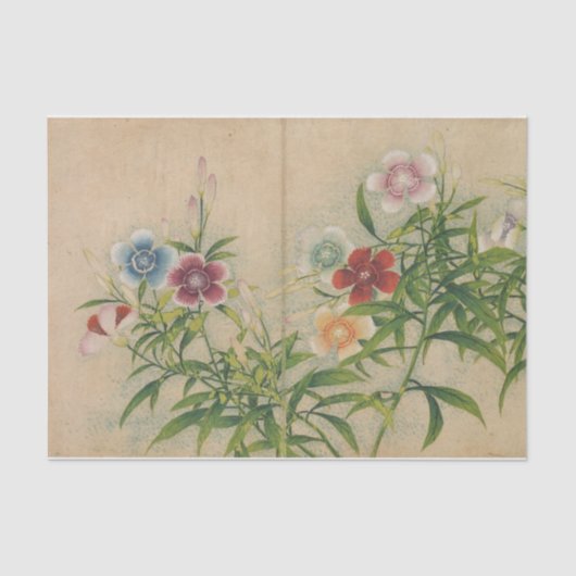 Papier Mousseline Rose de Zhang Ruoai (Recto)