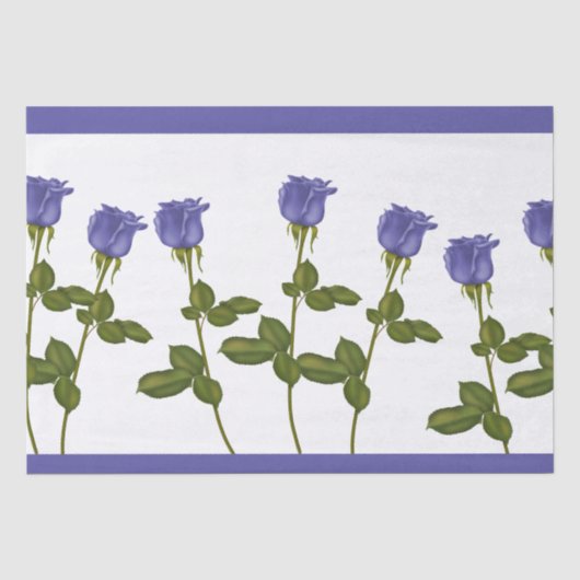 Papier Mousseline Rose d'Indigo (Recto)