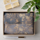 Papier Mousseline Rose d'or (Cadeau)