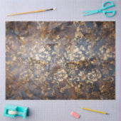 Papier Mousseline Rose d'or (Artisanat)