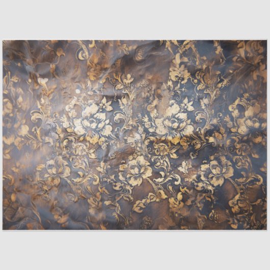 Papier Mousseline Rose d'or (Recto)