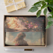 Papier Mousseline Rose du matin (Cadeau)