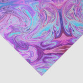 Papier Mousseline Rose et art abstrait psychédélique pourpre de (Détail)