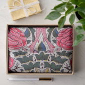 Papier Mousseline Rose et Bird, William Morris (Cadeau)