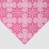 Papier Mousseline Rose Et Blanc (Détail)