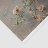 Papier Mousseline Rose et bleu floral Dusty Art (Détail)