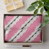 Papier Mousseline Rose et noir (Cadeau)