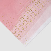 Papier Mousseline Rose et or moderne (Détail)