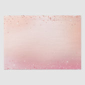 Papier Mousseline Rose et Rose Sparkle Ombre (Recto)