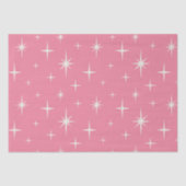 Papier Mousseline Rose étoile atomique (Recto)