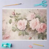 Papier Mousseline Rose floral délicat rose doux Arrière - plan (Artisanat)