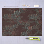 Papier Mousseline Rose foncé Boules Roses gothiques Découpage (Artisanat)