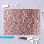 Papier Mousseline Rose Gold Liquid Chrome Metallic Chic Glam Party (Artisanat)