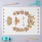 Papier Mousseline Rose Gold Queen Bee Crown Parties scintillant roya (Artisanat)