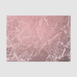Papier Mousseline Rose Gold Rose Moderne Tendance Glamour Marbre Chi