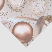 Papier Mousseline Rose Gold Rose & Parties scintillant Balloons Swee (Détail)