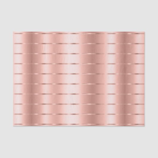 Papier Mousseline Rose Gold Ruban Nœud Mariage (Recto)