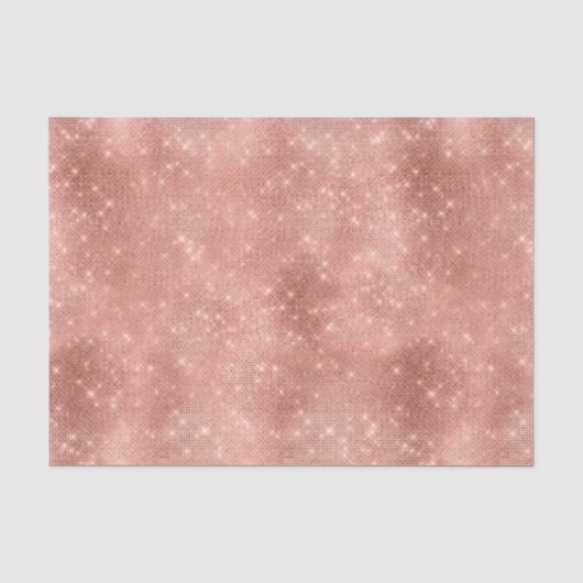 Papier Mousseline Rose Gold Sparkle (Recto)