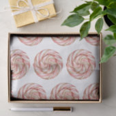 Papier Mousseline Rose Gold White Pepperments Noël (Cadeau)