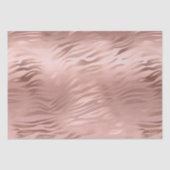 Papier Mousseline Rose Gold Zebra Print (Recto)