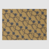 Papier Mousseline Rose gothique noir Motif Speedpaint (Recto)