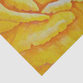 Papier Mousseline Rose jaune (Détail)