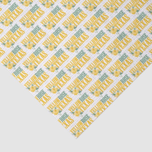 Papier Mousseline Rose jaune du Texas (Détail)