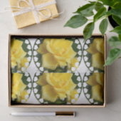 Papier Mousseline Rose jaune du Texas (Cadeau)