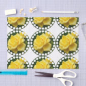 Papier Mousseline Rose jaune du Texas (Artisanat)