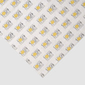 Papier Mousseline Rose jaune gris du Texas (Détail)