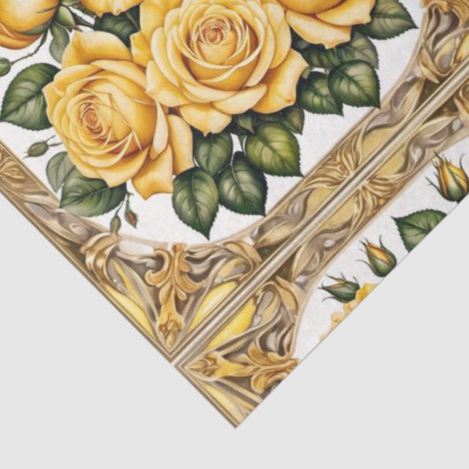 Papier Mousseline Rose jaune moderne belle collection (Détail)