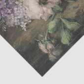 Papier Mousseline Rose Lilac Azalea Fleur Floral Découpage Art (Détail)