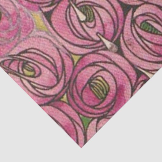 Papier Mousseline Rose par Charles Mackintosh  (Détail)
