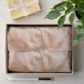 Papier Mousseline Rose Peach Gold Glam (Cadeau)