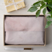 Papier Mousseline Rose Quartz Rose Marbre (Cadeau)