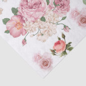 Papier Mousseline Rose romantique (Détail)
