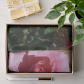 Papier Mousseline Rose rose et bud Garden Floral (Cadeau)