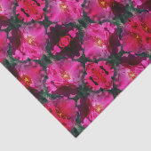 Papier Mousseline Rose Rose Fleur Abstrait Motif Découpage (Détail)