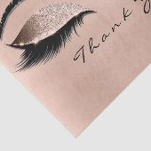 Papier Mousseline Rose Rose Gold Blush Parties scintillant Merci maq (Détail)