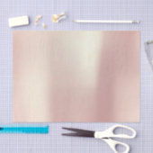 Papier Mousseline Rose Rose Or Blush Poudre métallique (Artisanat)