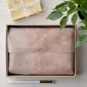 Papier Mousseline Rose Rose Or Métallurgique Blush Parties scintilla (Cadeau)