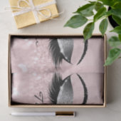 Papier Mousseline Rose Rose or Parties scintillant argent Merci yeux (Cadeau)